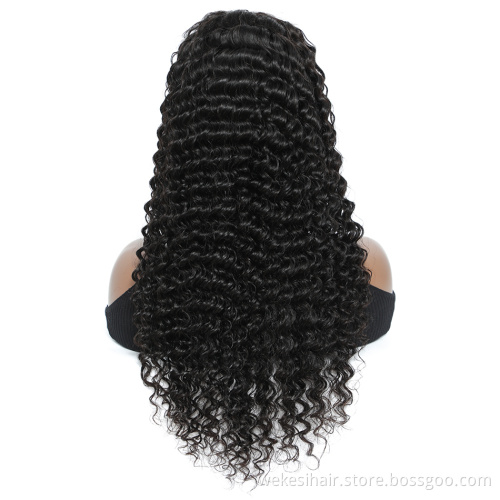 Deep Wave Lace Front Wig 13x4 13x6 360 Lace Frontal Wig 100% Human Hair Virgin Brazilian Human Hair Full Lace Wig